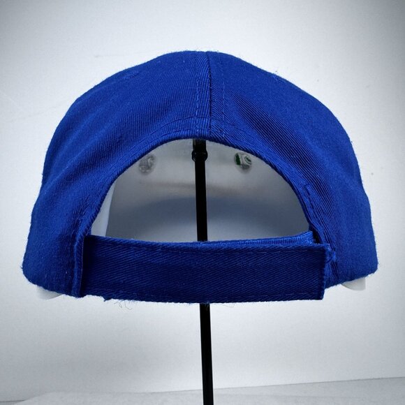 Italia Embroidered Blue Baseball Cap Adjustable Hook and Loop Italy Hat OSFM - Picture 3 of 9